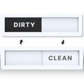 Clean & Dirty Dishwasher Magnet